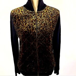 🌺 Ralph Lauren🌺Leopard Zip Jacket Quilted